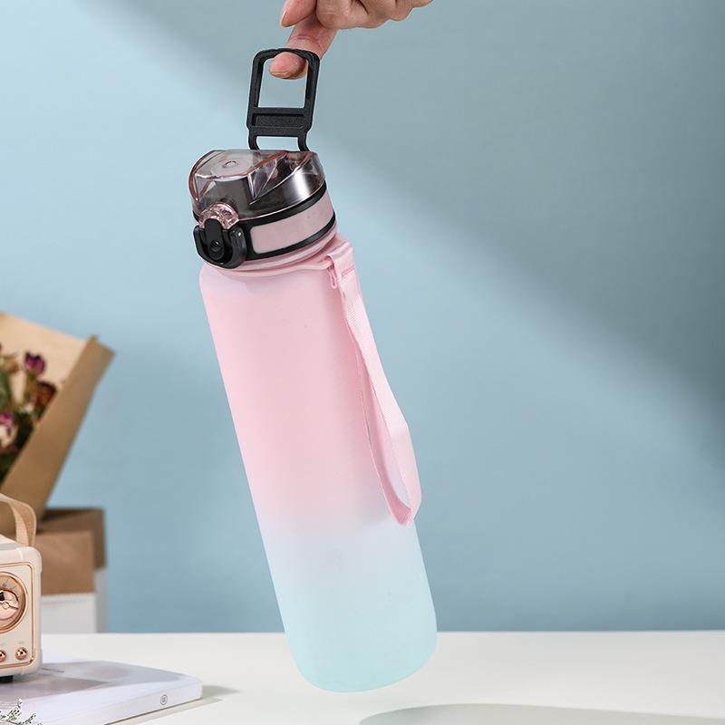 Large Capacity Sports Water Kettle, Mens Portable Cup, Womens Portable and Simple Portable Cup, Gradient Color Water Bottle – Water Bottle and Plastic Bottle price