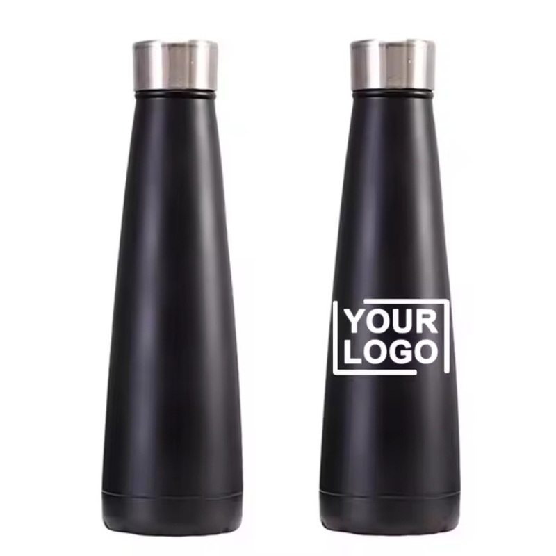 Manufacturer Custom Logo Imprint 304 Stainless Steel Double Wall 500ml Thermal Insulated Conical Flask Sports Water Bottle – Sports Water Bottle and Insulated Water Bottle price