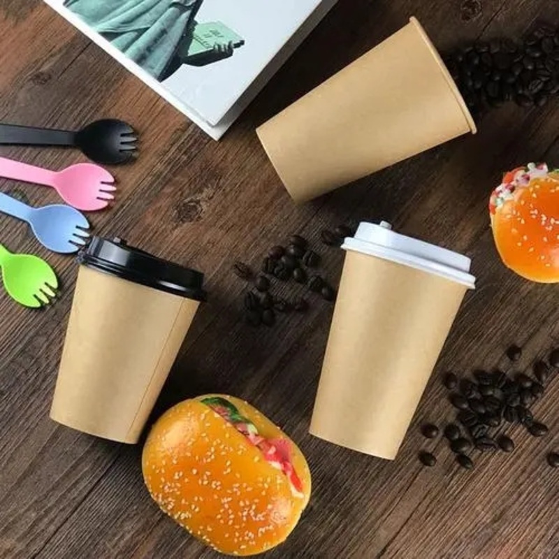PE Coated Disposable Coffee 4oz 6oz 7oz 7.5oz 8oz 9oz 10oz 12oz 16oz 20oz Single Wall Paper Cup – Coffee Cup and Paper Coffee Cup price