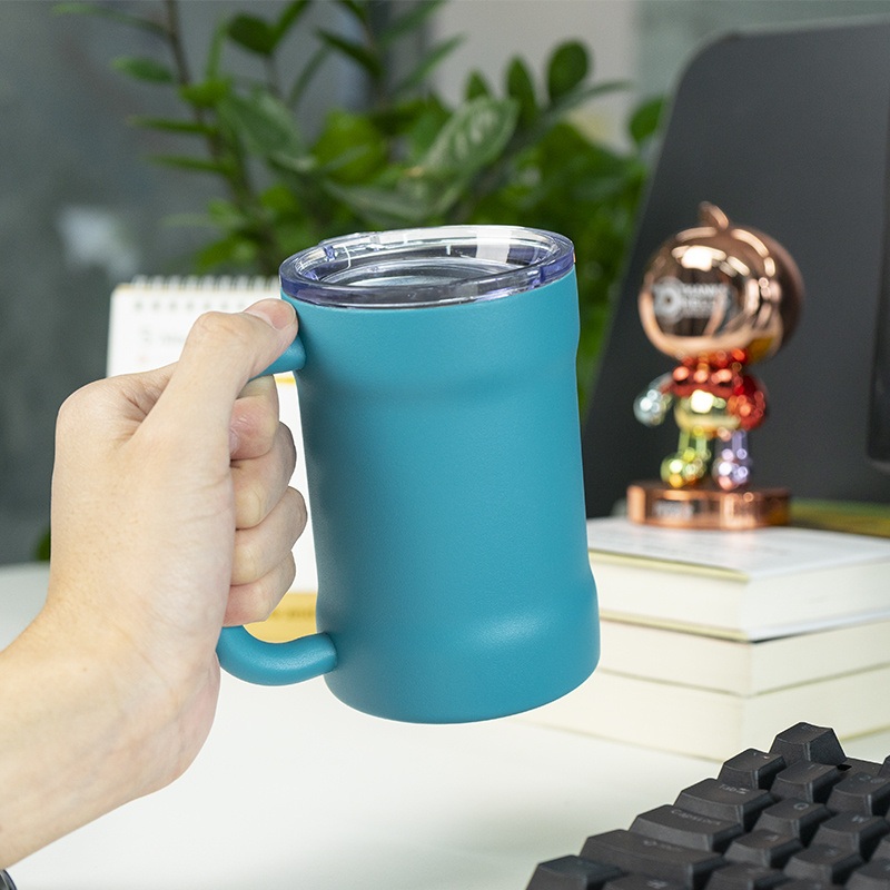 Premium Double Wall Insulated Stainless Steel Travel Mug with Handle – Wholesale Mug and Insulated Travel Mug price