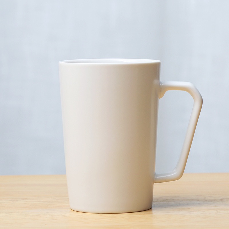 Promotional White Ceramic Coffee Customized Logo Tea Drinking Cup with Lid Spoon – Ceramic Mug and Promotional Gift Cup price
