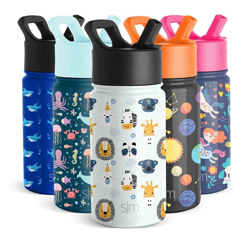 Stainless Steel Insulated Flask Vacuum Water Bottle Kids Thermos with Straw Lid – Kids Water Bottle and Stainless Steel Bottle price
