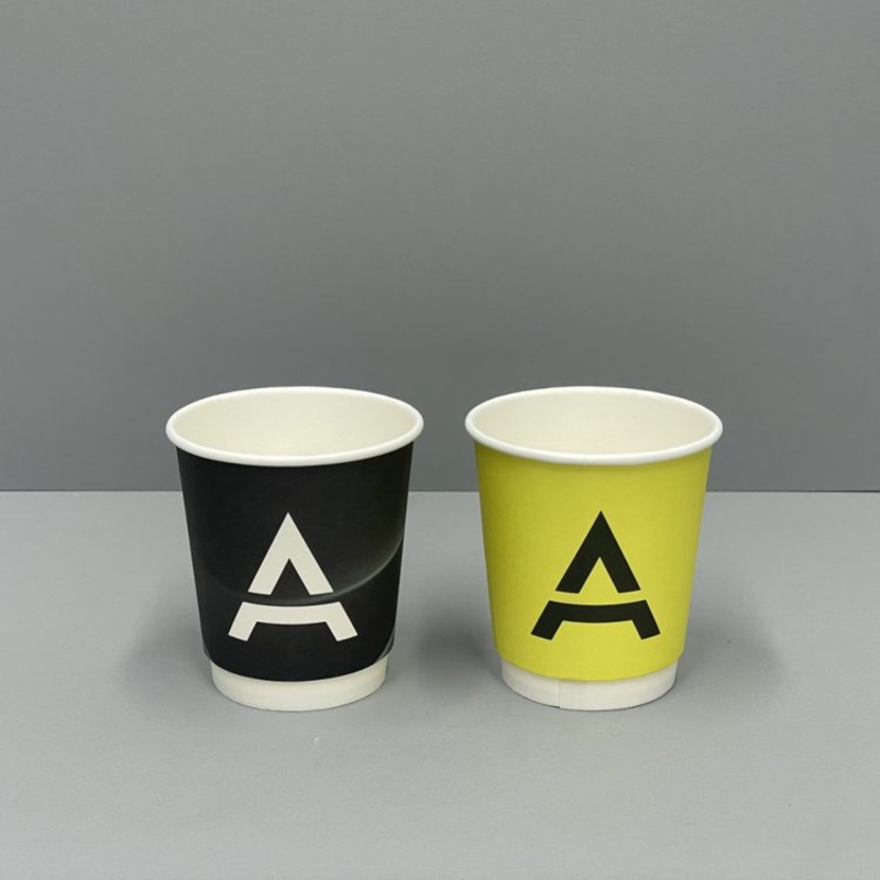 Wholesale Customized Logo Disposable Insulated Double Wall Coffee Paper Cup for Hot Drinks with Lid – Double Wall Disposable Coffee Cups and Double Wall Paper Coffee Cups price