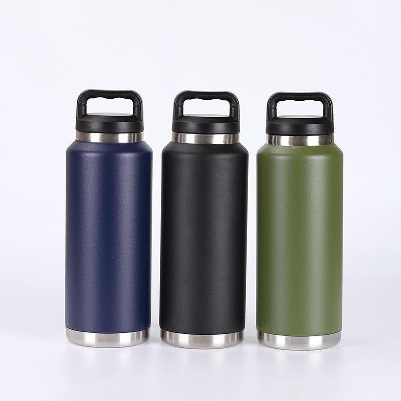 36 Oz Bottles Sport Powder Coated Tumbler 18oz 26oz 36oz 64oz Stainless Steel Insulated Water Bottle Flask Cup – 36oz Stainless Steel Water Bottle and 36oz Bottle Sport price