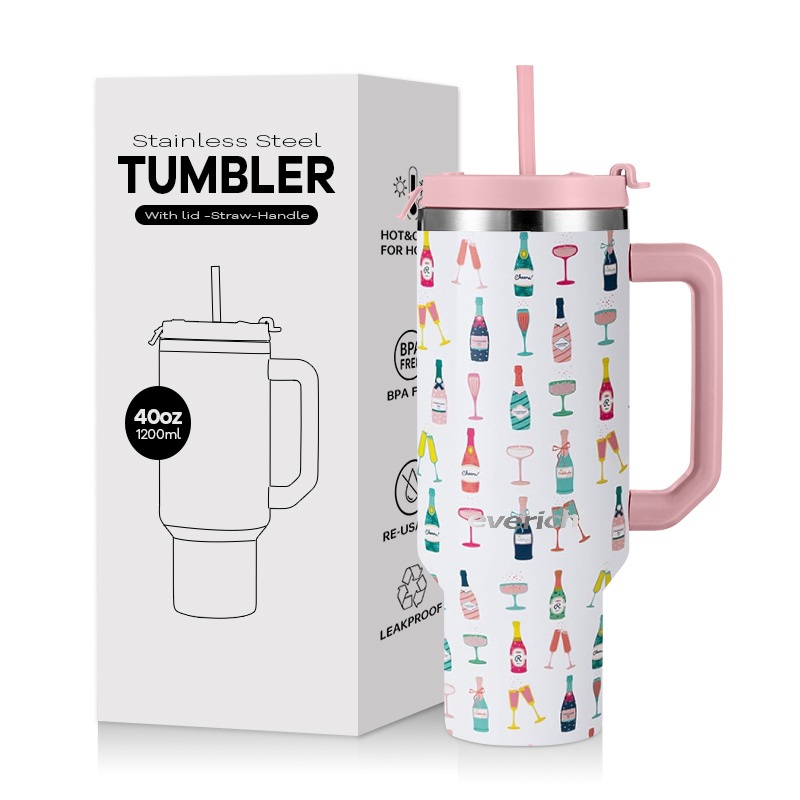 40oz Vacuum Leak-Proof Insulated Double Wall Travel Powder Coating Shatter-Proof Stainless Steel Tumbler – Stainless Steel Tumbler and 40oz Tumbler price