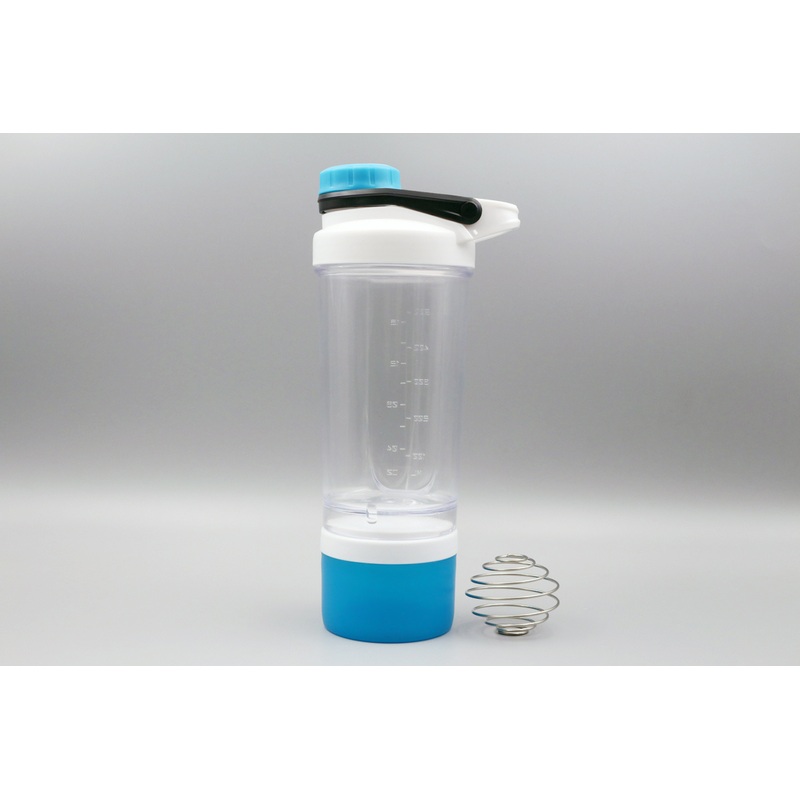 500ml new design shaker drinking plastic water bottle With plastic mixer – protein shaker bottle and sports shaker bottle price