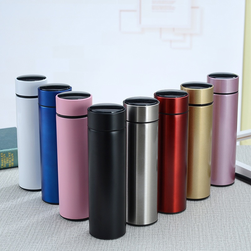 Customized Stainless Steel Thermos Coffee Office Mug Water Bottle Vacuum Flasks Cup with Temperature LED Display Lid – Vacuum Cup and Coffee Cup price