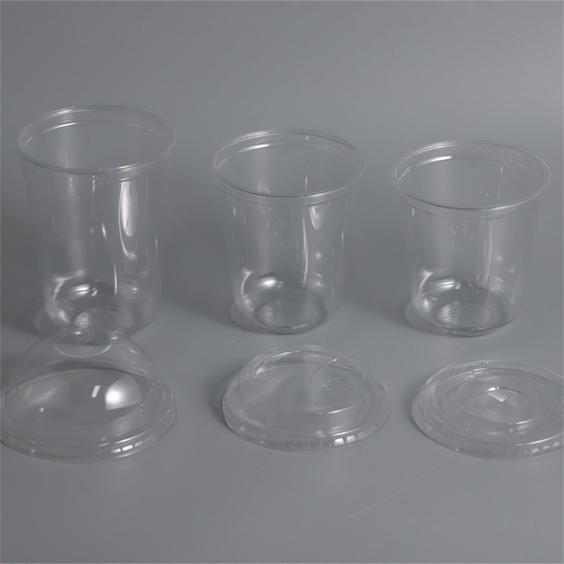 Disposable Juice Coffee Milkshake Cups Biodegradable PLA PP Pet Plastic Cup – Plastic Cup and Disposable Cup price