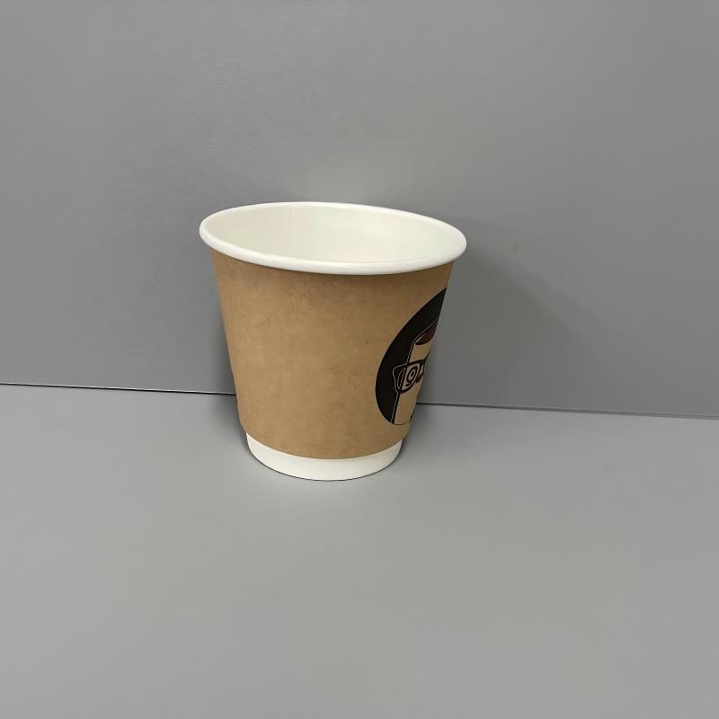 Double Wall Paper Cups 8oz 16oz Beverage Paper Cup with Plastic Lid – Double Wall Paper Cup and Hot Coffee Paper Cup price