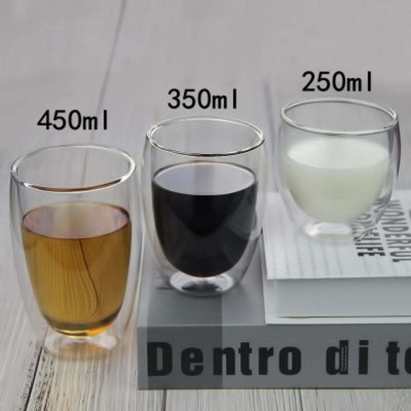 Double Walled Insulated Coffee Glass Cups Tea Mug – Tea Mug and Glass Water price