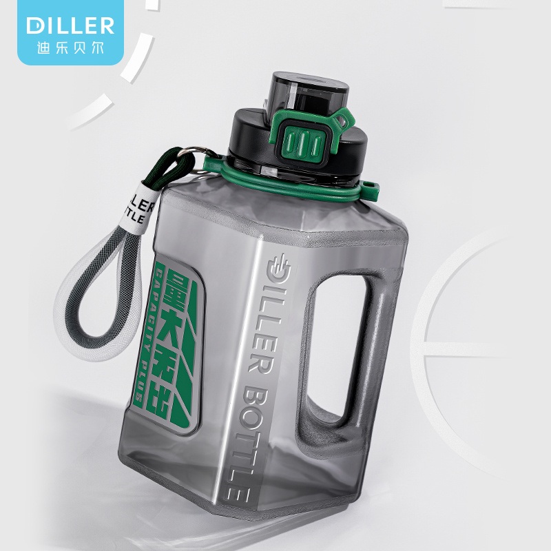 EEC Approved None Color Box 1500ml, 2200ml Plastic Square Water Bottle – Sports Water Bottles and Tritan BPA Free Water Flask price