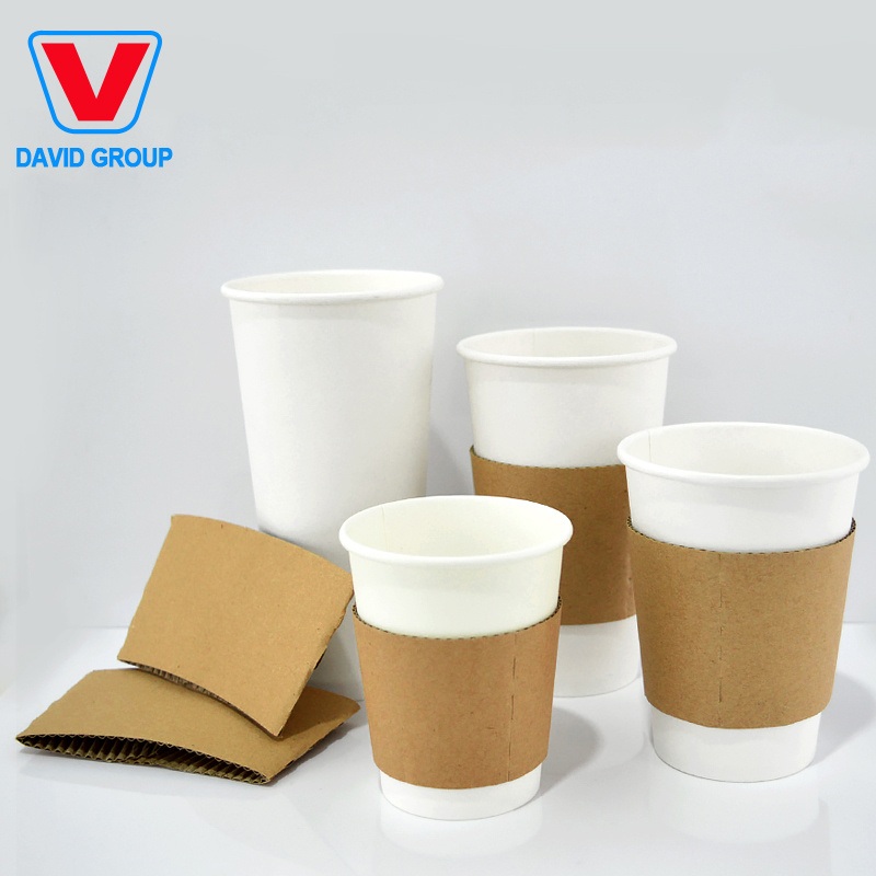 Factory Hot Sale Eco Friendly Paper Coffee Cups Takeaway High Quality Paper Cup for Hot Drinks – Customized Logo and Paper Cup price