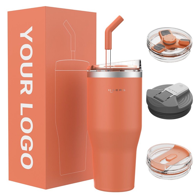 Haers Hot Sale Color Vacuum Metal Cup Sport Stainless Travel Mug Insulated Tumblers Custom Logo – Insulated Tumbler and Travel Tumbler price