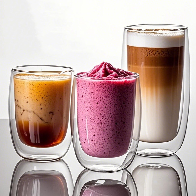 Heat Resistant Double Wall Glass Coffee Mug for Hot and Cold Drinks – Double Wall Glass Mug and Glassware Coffee Mug price