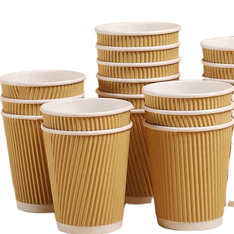 Non-Slip Good Compression Resistance Hot Coffee Corrugated Paper Cup – Drink Paper Cup and Corrugated Paper Cup price
