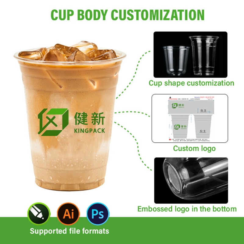 Transparent Eco-Friendly PLA PP Pet 16oz Disposable Plastic Cup – Disposable Plastic Cup and Pet Plastic Cup price