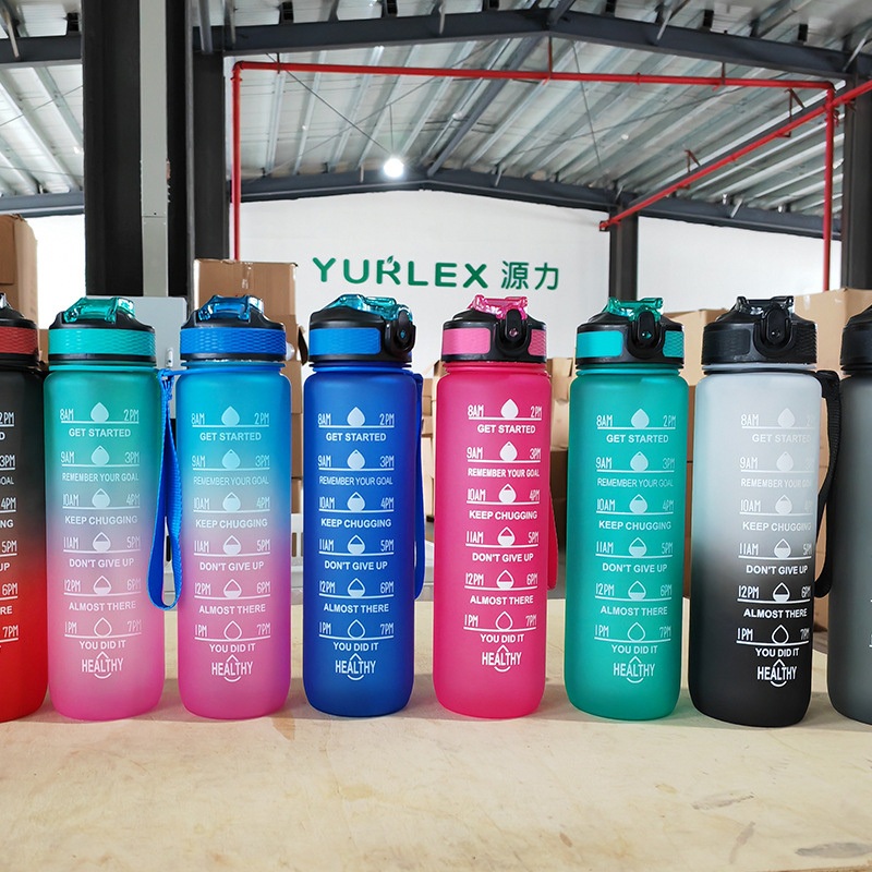 32 Oz Water Bottles with Times to Drink and Straw, Motivational Water Bottle with Time Marker, Leakproof BPA Free, Drinking Sports Water Bottle for Fitness – Water Bottle and Sports Bottle price