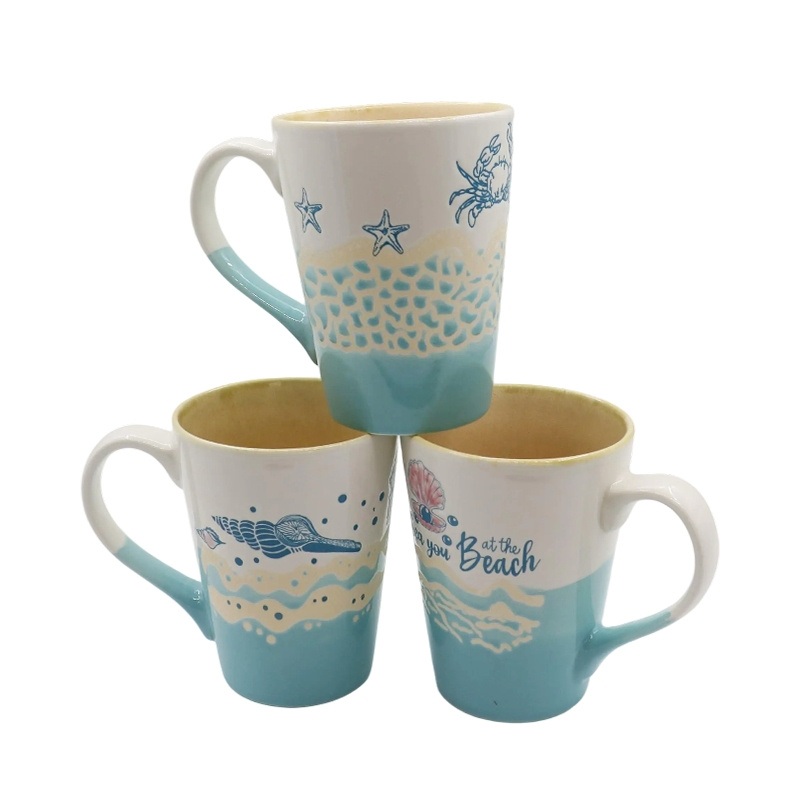 380ml Gift for Home and Office Use Couples Creative Pattern Ceramic Mug – Creative Pattern Mug and Ceramic Mug price