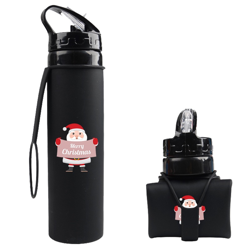 600ml Collapsible Folding Silicone Sports Water Bottle – Silicone Water Bottle and Silicone Travel Bottle Joyshaker price