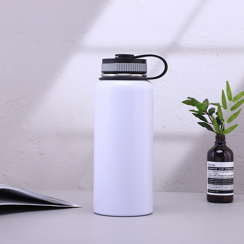Designed Double Wall Vacuum Flasks Metal Custom Drink Insulated Sports 1L 1 2 Litre Wide Mouth Stainless Steel Water Bottle – Thermos and Water Bottle price