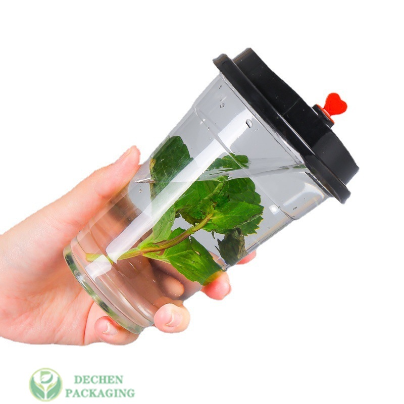 Juice Wine for Milk Bubble Tea with Lids 16oz Cups Cup Coffee Plastic – Translucent Pet Cup and Transparent Juice Cup price