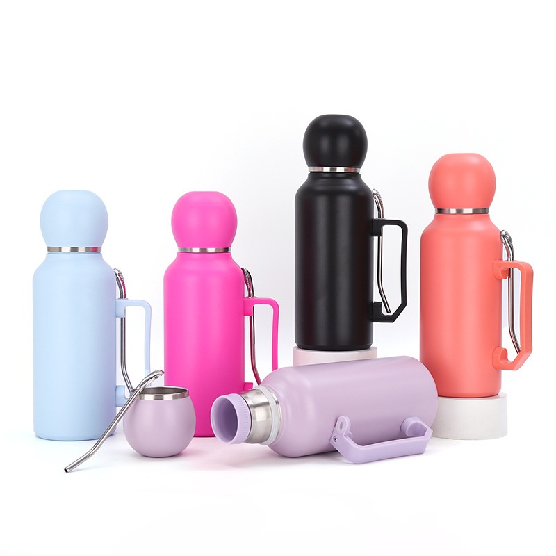 Large Capacity 1300ml Customized Thermo Flask Stainless Steel Tumbler Mate Tea Mug Water Bottle with Spoon Straw Lid – Water Bottle and Stainless Steel Water Bottle price