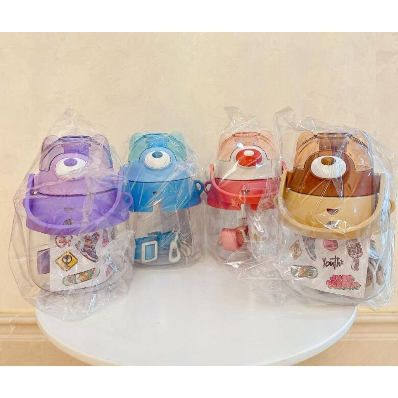 New Design Cartoon Style 1300ml Children Water Bottle with Ribbon and Customized Sticker – Water Bottle and Plastic Goblet price