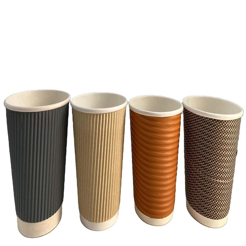 Offset Printing Tea Ripple Wall Customized Logo Coffee Paper Disposable Cup – Paper Cup and Disposable Cup price