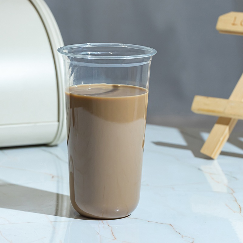 Pet Disposable Printed Logo 20oz U Shape Coffee Glass Water Pet Cold Drinking Cups – Plastic Cup and Disposable Cup price