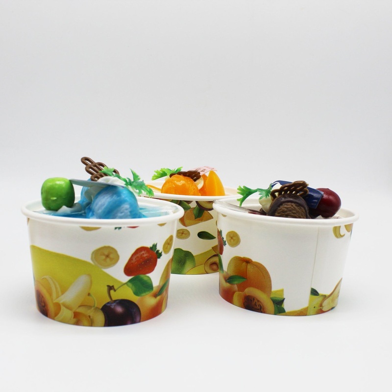 Single Wall Frozen Yogurt Paper Cup with Logo – 500ml Yogurt Cup and Yogurt Cup price
