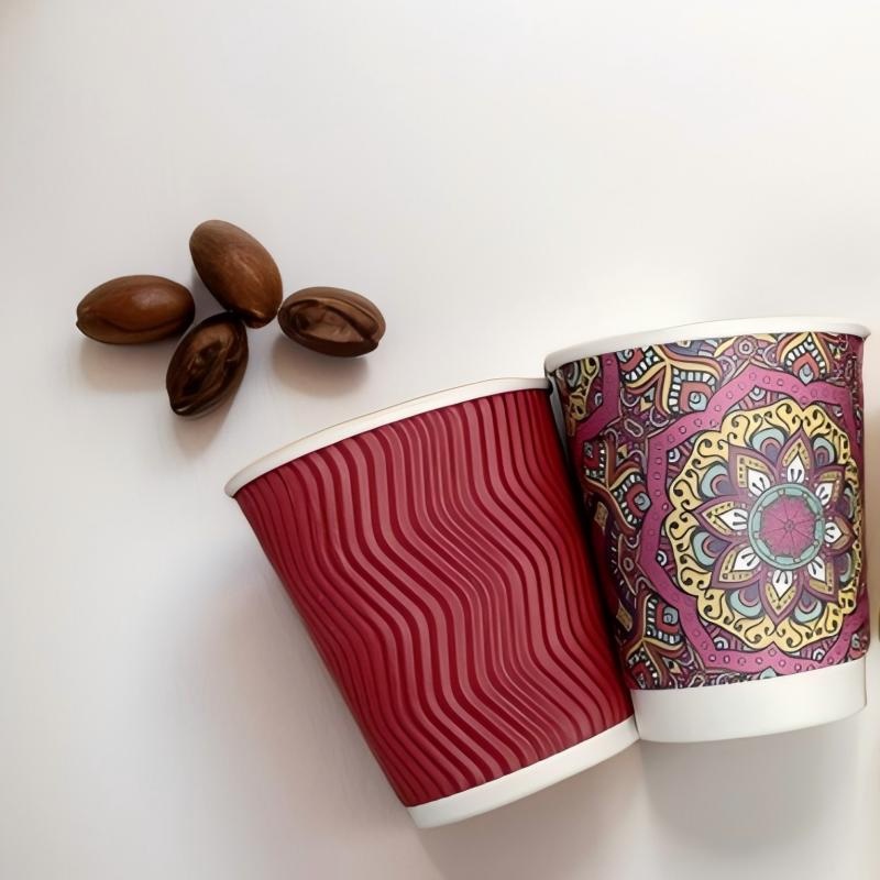 Wholesale 6oz 8oz 12oz Custom Logo Disposable Double Wall Hot Coffee Paper Cup with Lid – Double Wall Paper Cup and Coffee Paper Cups price
