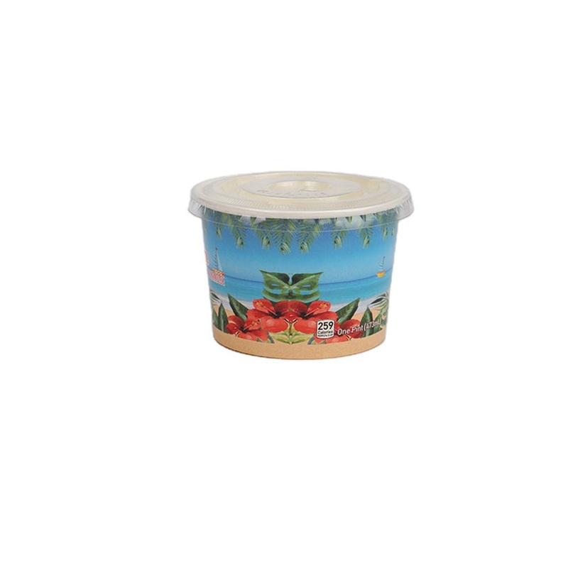 with Lid 3oz 4oz 5oz 8oz 12oz 16oz Takeaway Ice Cream Cup – Ice Cream Cup and Cup with Lids price