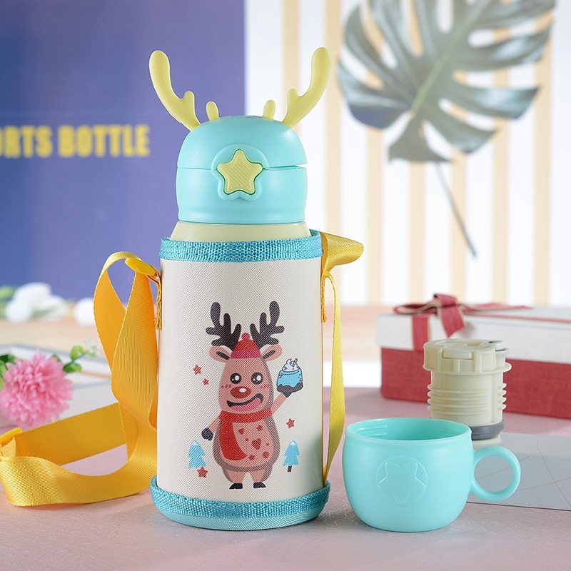 18/8 Stainless Steel Cartoon Water Bottle Children Vacuum Flask Insulation Cups 500ml Children Gift Insulation Cup – Water Bottle and Thermos price
