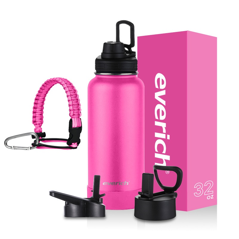 Custom SS304 Wide Mouth Water Bottle Double Wall Insulation with Transparent Lid – Water Bottle and Stainless Steel Water Bottle price