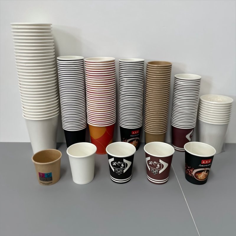 Customized Logo Printed Single Wall Paper Cup Coffee Paper Cup with Our Design – Coffee Paper Cups and Customized Paper Cup price
