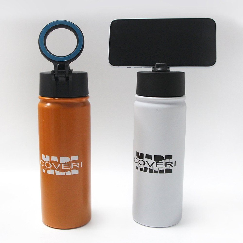 Hot Sale Customize Drink Bottle Flask Double Wall Vacuum Insulated Stainless Steel with Magnetic Cell Phone Holder Water Bottles – Stainless Steel Water Bottle and Custom Logo Water Bottle price