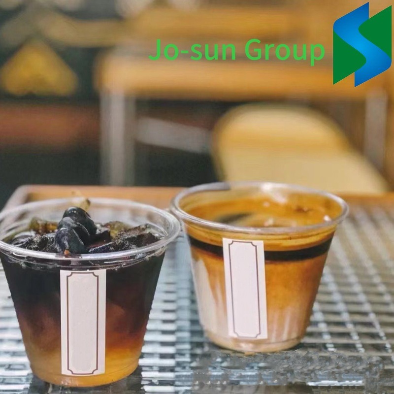 Jo-Sun Eco Friendly Disposable Plastic Cup Compostable Biodegradable Clear PLA Plastic Cup with Lid – Plastic Cup and Boba Tea Plastic Beverage Cups price
