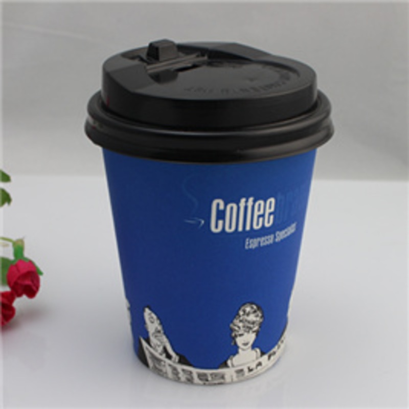 Logo Printed Hot Coffee Paper Cup Disposable Paper Coffee Cups – Coffee Paper Cup and Disposable Cup price