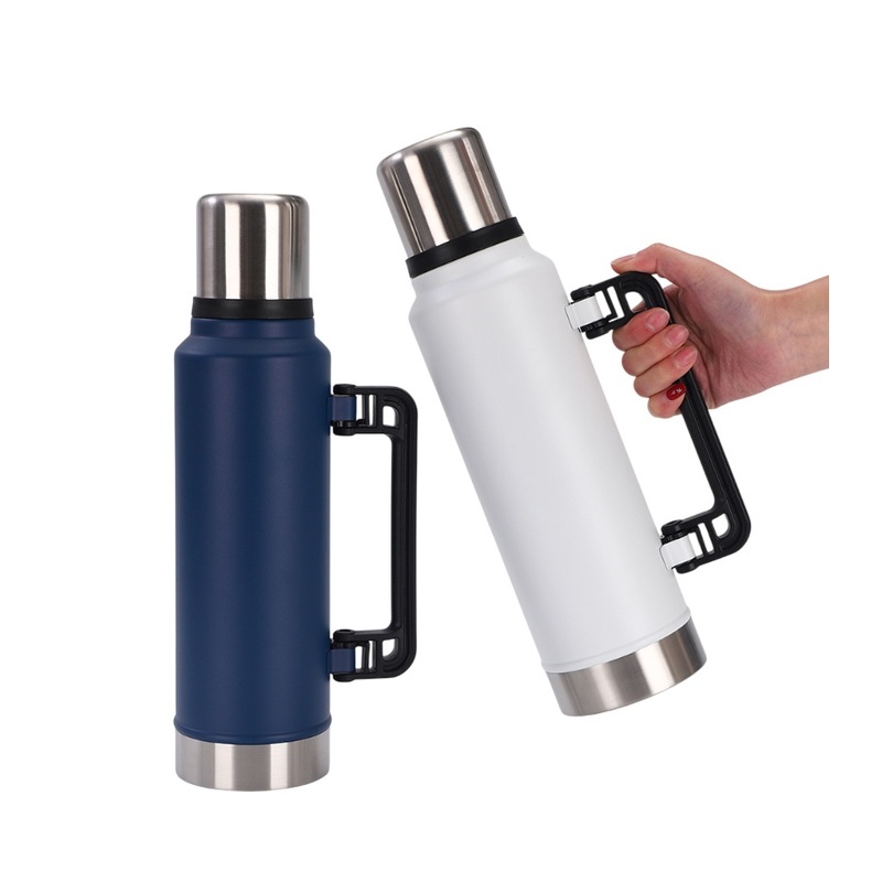 Manufacturer 1000ml Classic Vacuum Insulated Wide Mouth Thermal Travel Tumbler Pot Kettle Bottle 18/8 Stainless Steel Flask Cup Keep Hot Cold – 8oz Yerba Mate Cup and Yerba Mate Gourd price