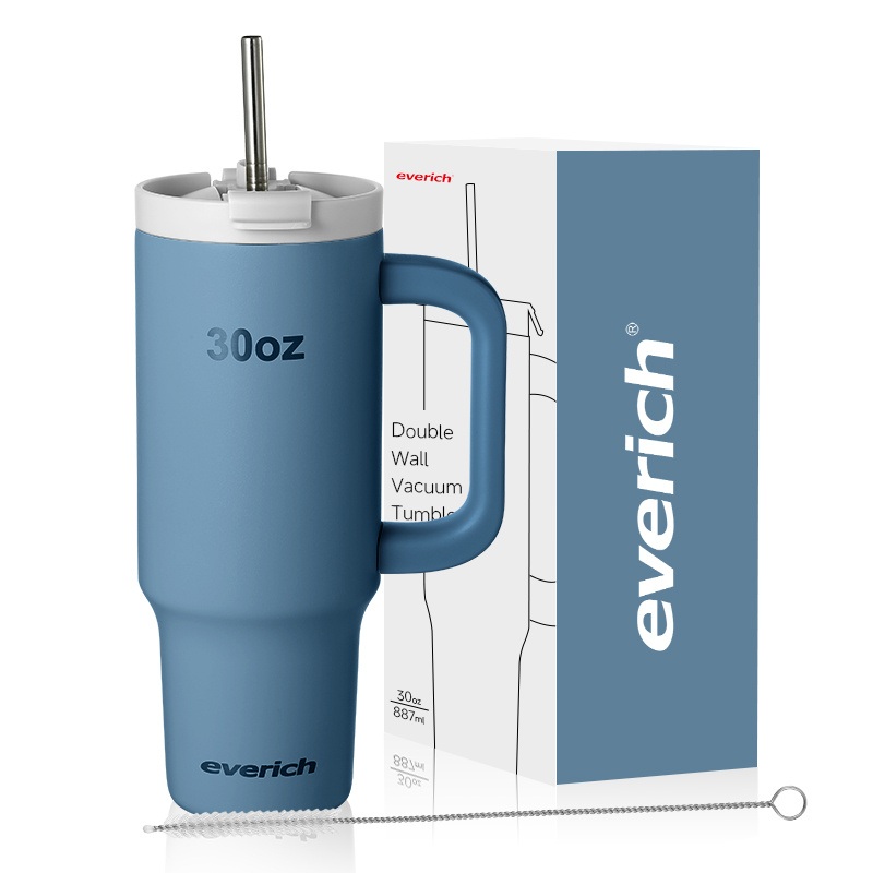 ODM OEM Large Capacity 30oz 18/8 SUS Tumbler SIP with Straw and Open Flip Tap to Drink – Stainless Steel Tumbler and Stainless Steel Water Bottle price