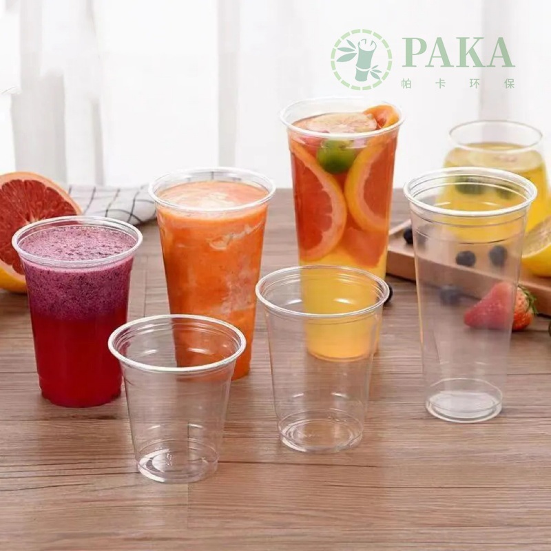 Pet PLA Cup Biodegradable Plastic Transparent Clear Hot & Cold Clear Transparent Cup 16oz 100% Compostable Disposable Custom Transparent Clear PLA Cup – Pet PLA Clear Cold Cup and Compostable PLA Pet Plastic Cold Cup price