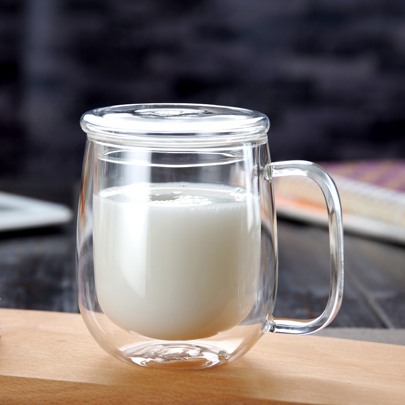 Wholesale Hot Sale Transparent High Borosilicate Double Wall Glass Tea Cup Coffee Mug – Glass Cup and Glass Mug price
