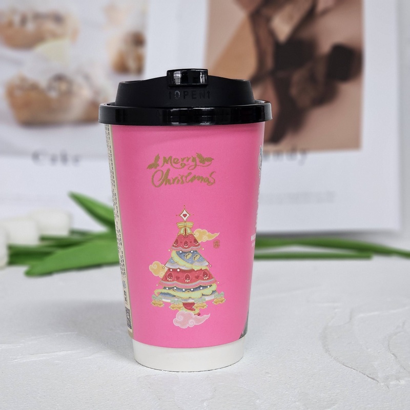 Wholesaler Customized Hot Stamping UV Process Corrugated Paper Cup Coffee Cup Drink Cup Design Logo – Paper Cup and Coffee Cup price