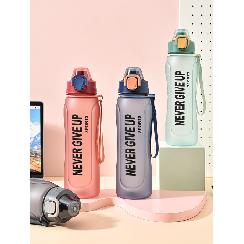 1000ml 1 Lt Sport Tritan Gimnasio Gym Medio Galon Water Bottle Plastic Motivacional Deportiva PARA Drinkware Botellas De Agu – Sport Water Bottle and Drinking Bottle price