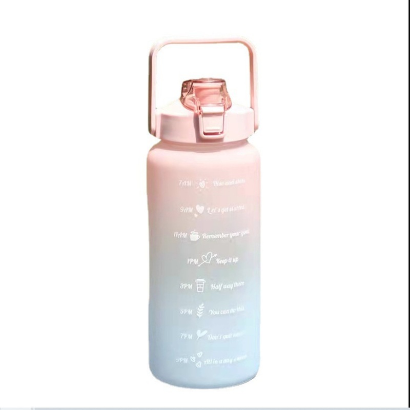 2000ml BPA Free Tritan Motivational Gym Plastic Water Bottle – 64oz Water Bottle and Water Bottle price