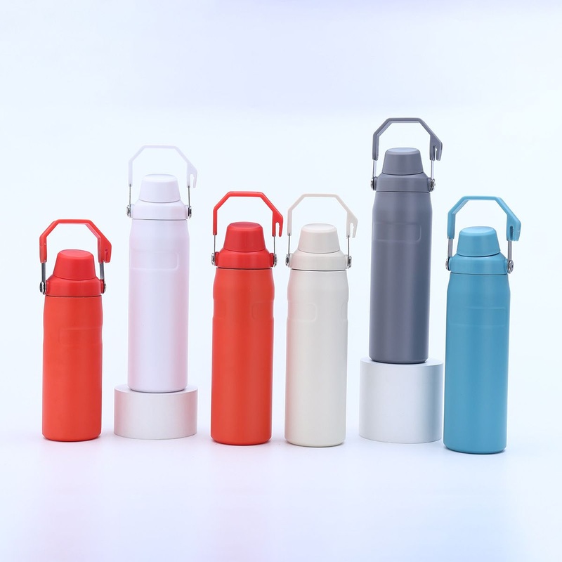 Customized 0.5L Vacuum Flask Powder Coated Blank Insulated Stainless Steel Water Bottle with 3 Lids 12/16/24/32 Oz Double Wall – Water Bottle and Thermos price