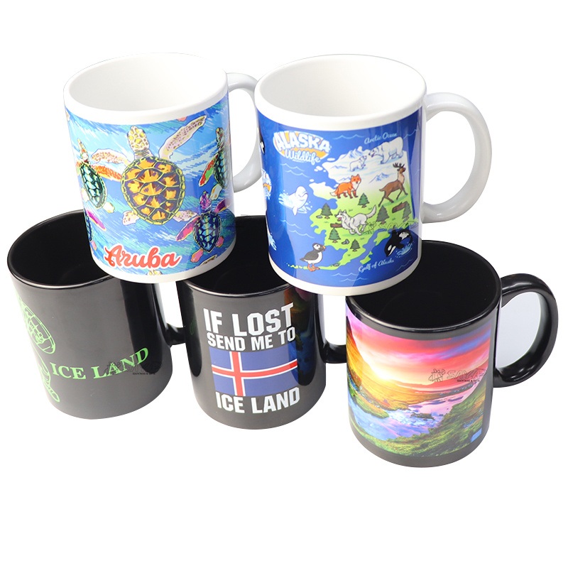 Customized Printing Logo Travel Souvenirs Mug Sublimation Ceramic Milk Coffee Mugs – Ceramic Mug and Coffee Mug price