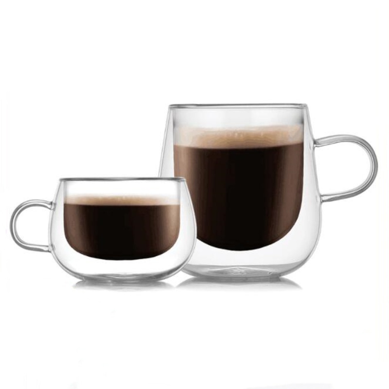 Double Wall Gift Glass Cup Coffee Mug – Glass Cup and Mug price