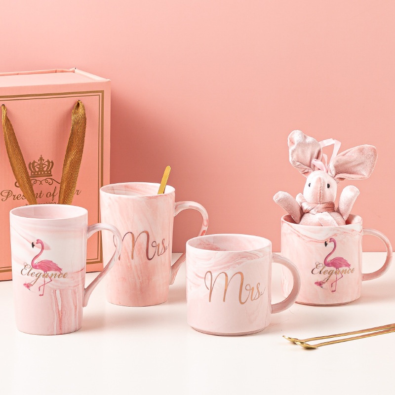 European-Style Mug Creative Marble Ceramic Cup Wedding Companion Gift Printed Logo Office Cup – Silicone Rubber Bottle and Silicone Glass Bottle price