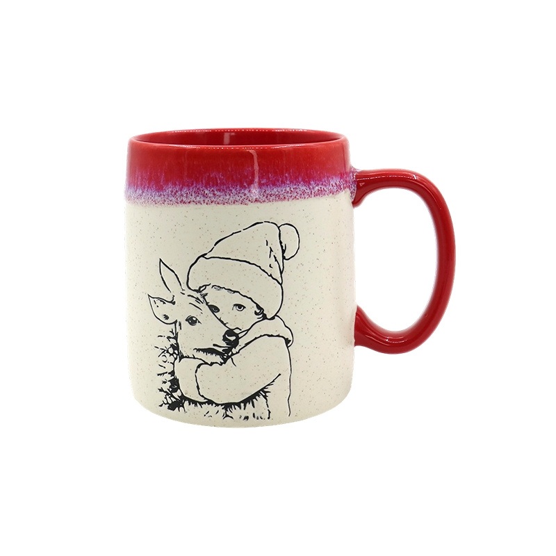 High Quality Shinny Colorful Glaze Embossed Designs Daily Use Ceramic Coffee Mug – Ceramic Coffee Mug and Daily Coffee Mug price